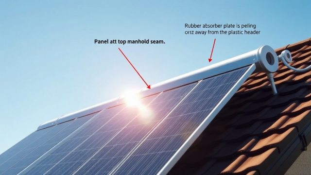 Heliocol Solar Pool Heater Absorber Plate Delamination: Causes and Repairs