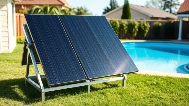 Heliocol Solar Pool Heater Ground Mount Attachment Methods: Pros and Cons of Rails vs Clips